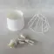 Stolná lampa Diamond biela 5231 LB1,4