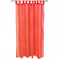 Záves na pútkach 140x250 oranžová