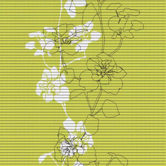 Penová podložka Aquamat Alana  65 cm x 15 m žltozelená 271-3174
