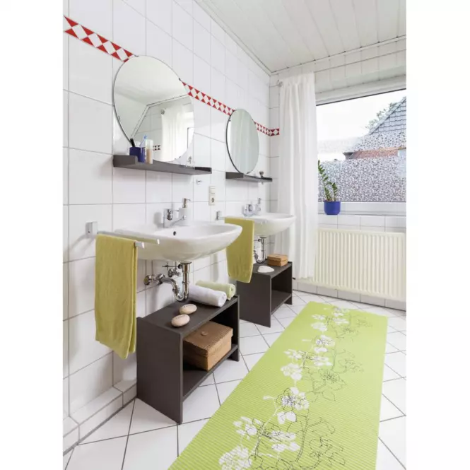Penová podložka Aquamat Alana  65 cm x 15 m žltozelená 271-3174,2