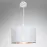 Závesná lampa 15341 bielo-strieborná LW1