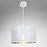 Závesná lampa 15341 bielo-strieborná LW1