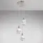 Závesná lampa 15760-3 chróm, krištáľ LW3