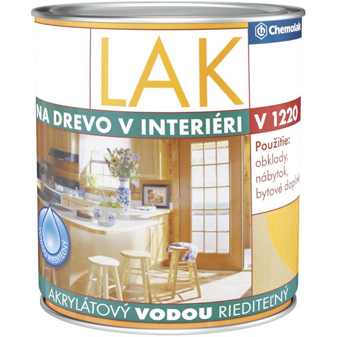 Chemolak Lak Na Drevo Inter. V1220 Pololeskly 0,6l