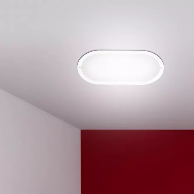 Stropná lampa Aries PL-BO124K Oval 12W IP54 PL1