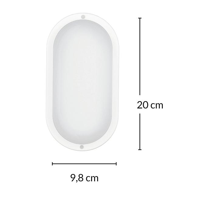 Stropná lampa Aries PL-BO124K Oval 12W IP54 PL1