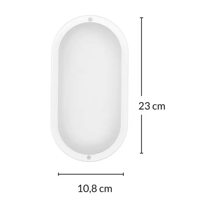 Stropná lampa Aries PL-BO204K Oval 20W IP54 PL1