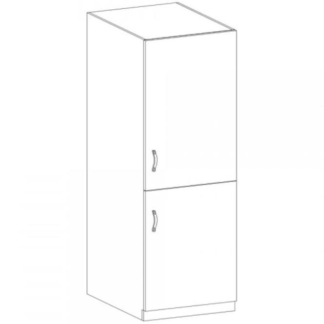 Skrinka do kuchyne Sycylia D60zl P biela/dub lancelot
