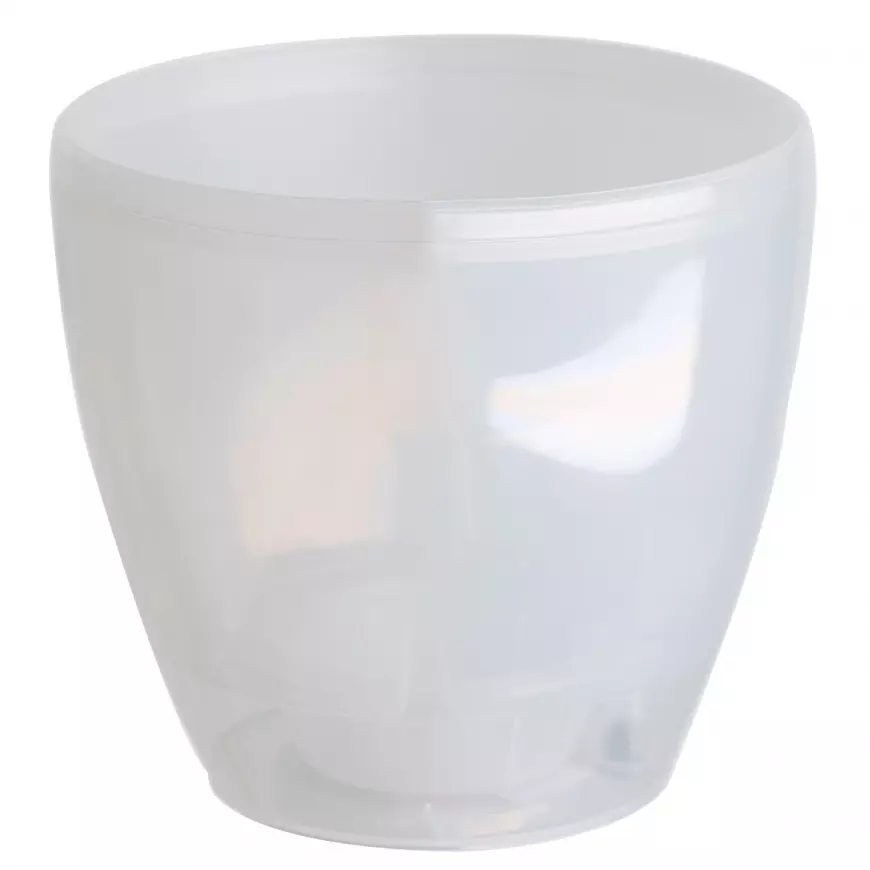 Kvetináč Deco Twin 2,5l transparent