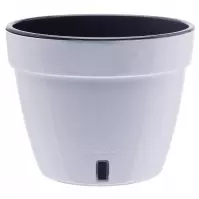 Kvetináč Asti 6l čiernobiela