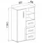 Komoda Apetito  85 antracit nr-6,2
