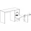 Písací stôl Íróasztal Nico 120 biela/svetly dub nr-10,3