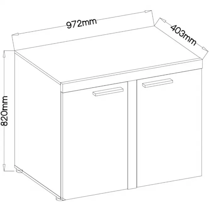 Komoda Rumba 2F biela,3