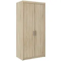 Skriňa Elena 90 cm – dub sonoma, dvojdverová