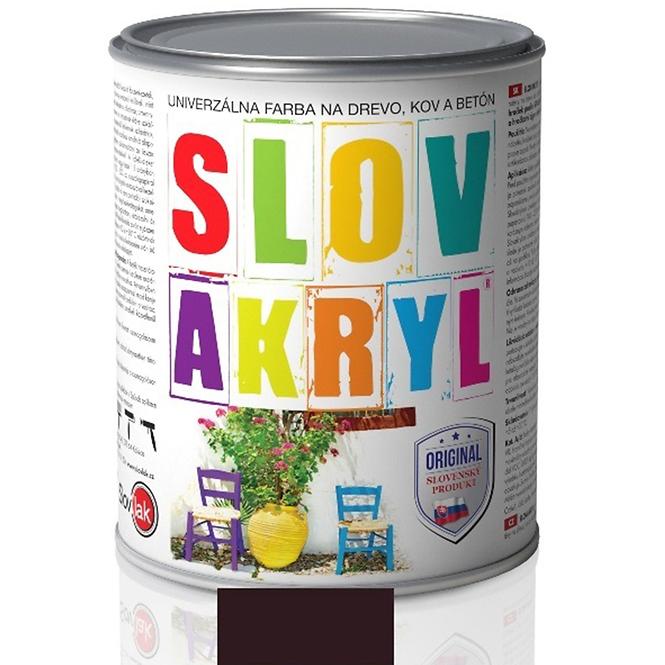 Slovlak Slovakryl Mat 0250 Palisander 0,75kg