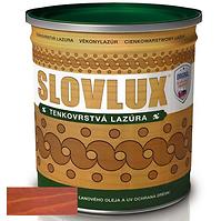 Slovlak Slovlux Tenkovarstvová Lazúra Červený Smrek 2,5l