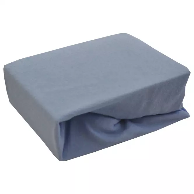 Froté plachta s gumkou 1,8/2,0 kol13 bledomodrá