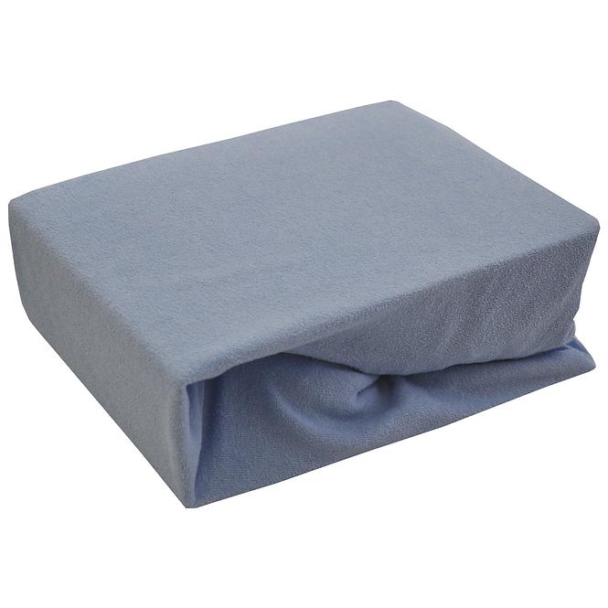 Froté plachta s gumkou 1,8/2,0 kol13 bledomodrá