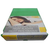 Froté plachta s gumičkou120x200 KOL12 zelená