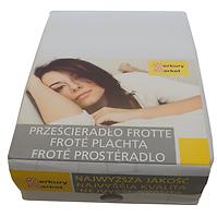 Froté plachta s gumkou 0,9/2,0 kol1 biela