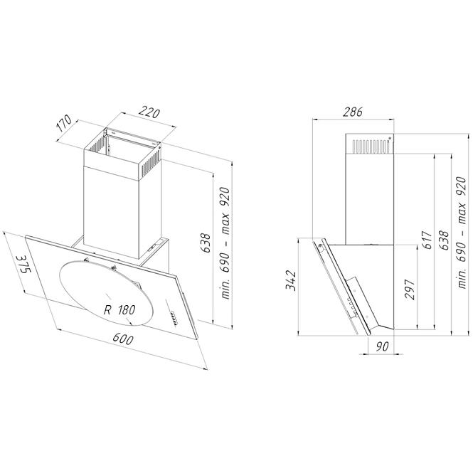 Digestor WK-4 Selene Eco čierny