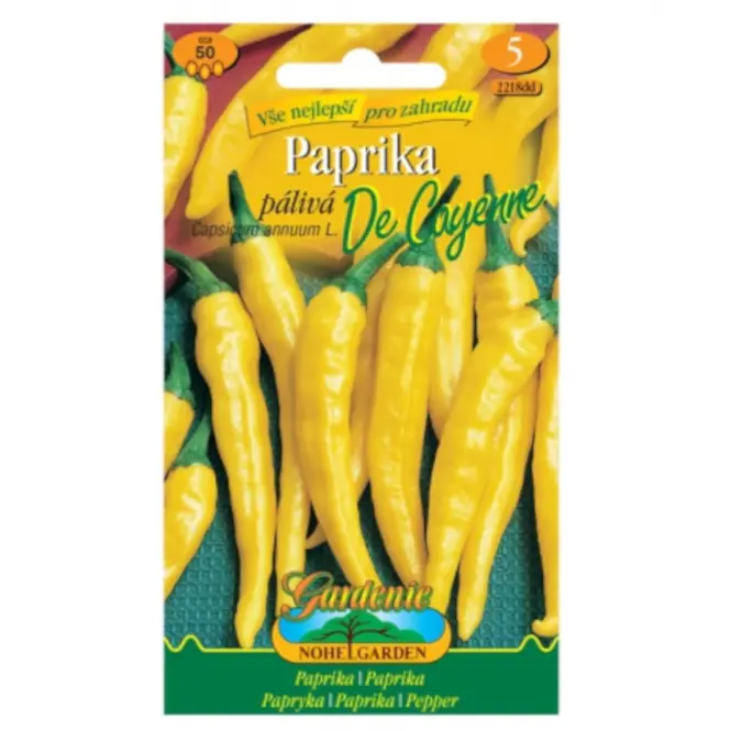 Paprika pálivá De Cayenne, žltá