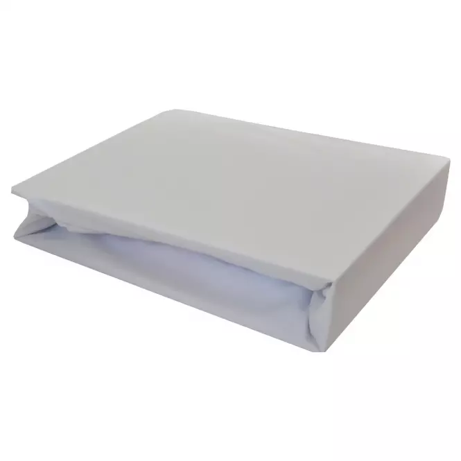 Plachta na posteľ Jersey 140x200 biela 001