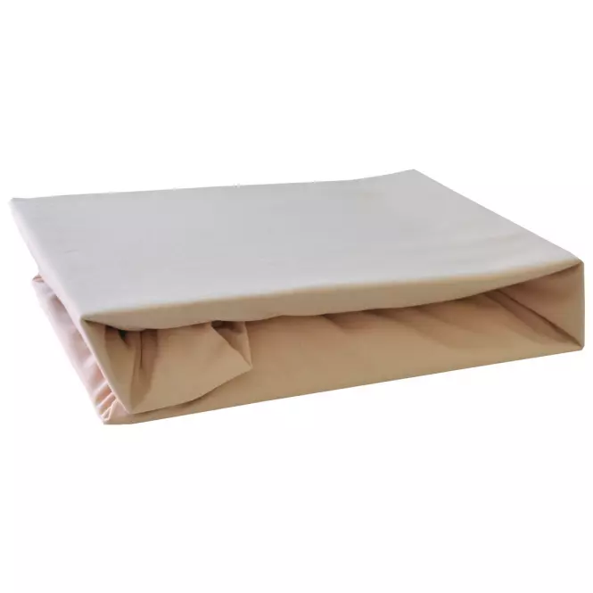 Plachta na posteľ Jersey 200x220 kávová 007,3