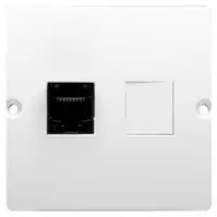 B BMF51.02/11 sieťová zásuvka RJ45 jednotlivá biela