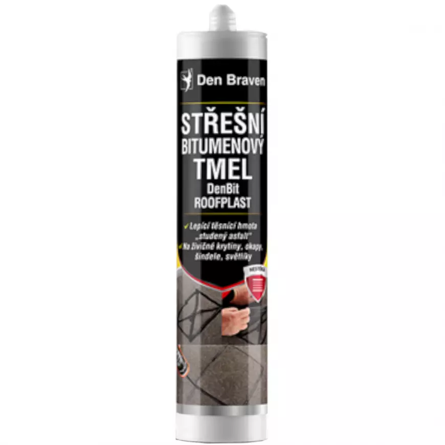 Den Braven Strešný Bitumenový Tmel Denbit Čierny 310ml