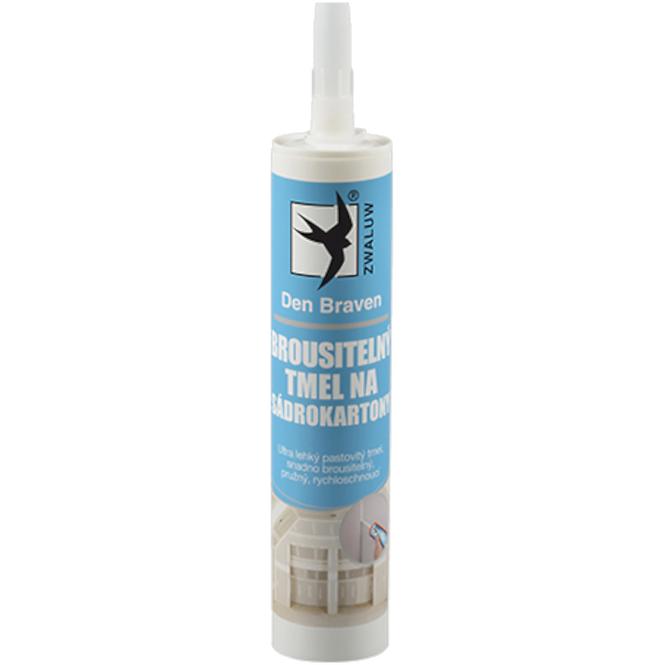 Den Braven Brúsiteľný tmel na sadrokartón Biely 310ml