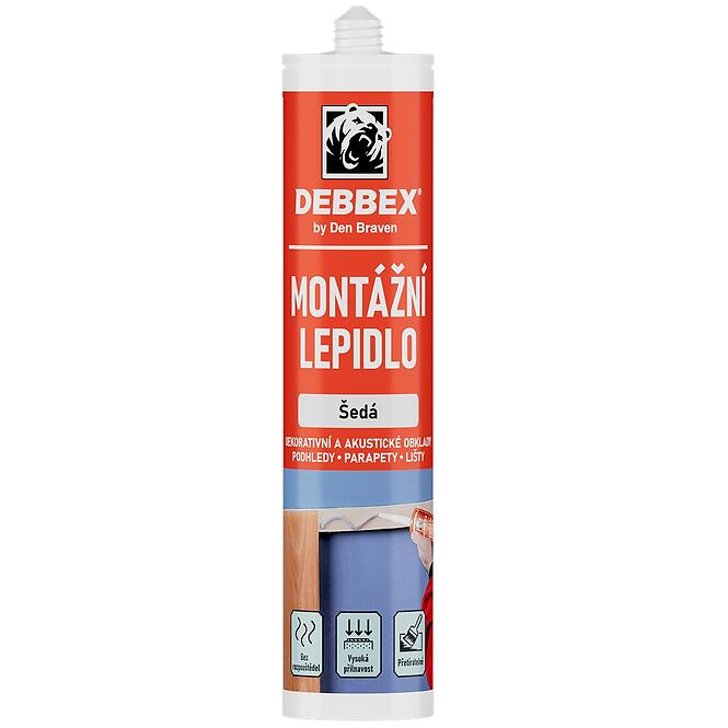 Debbex Montážne lepidlo Šedá 280 ml