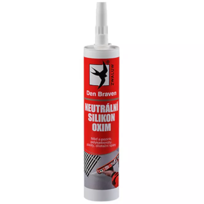 Den Braven Neutrálny Silikón Oxim Šedý 280ml