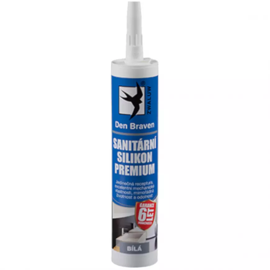 Den Braven Sanitárny Silikón Transparent Premium 280ml