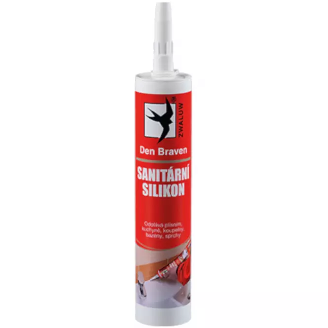 Den Braven Sanitárny Silikón Šedý 280ml