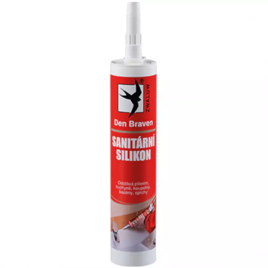 Den Braven Sanitárny Silikón Šedý 280ml