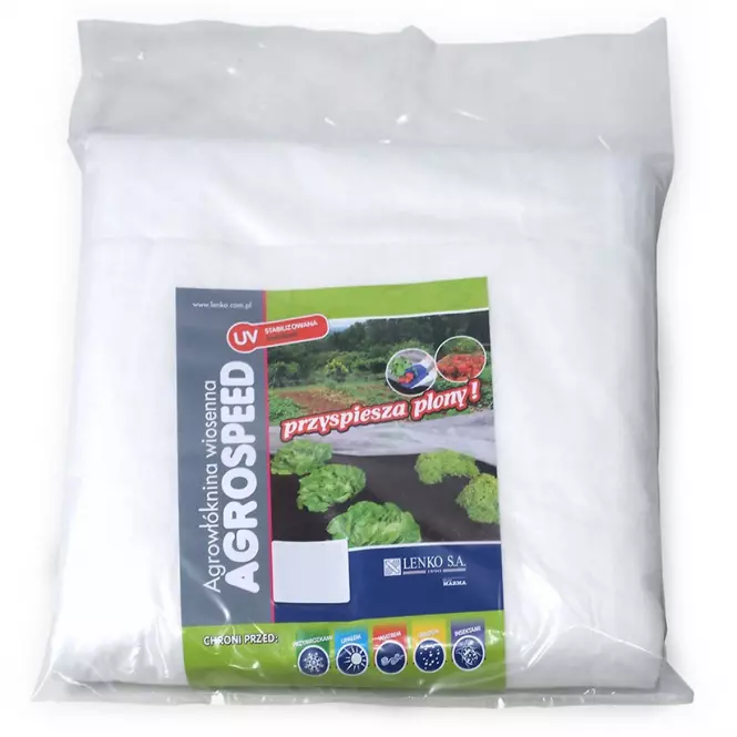 Netkaná textília AGROSPEED 17g/m2  2,1/10 biela