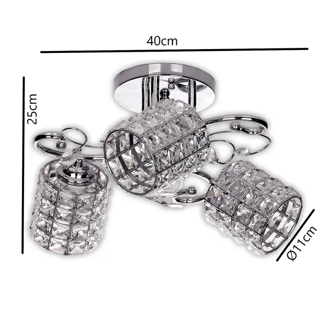 Stropné bodové svietidlo W-M 093A/3B LW3
