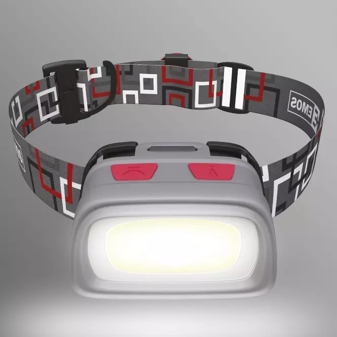 Čelovka COB + CREE LED 3×AAA