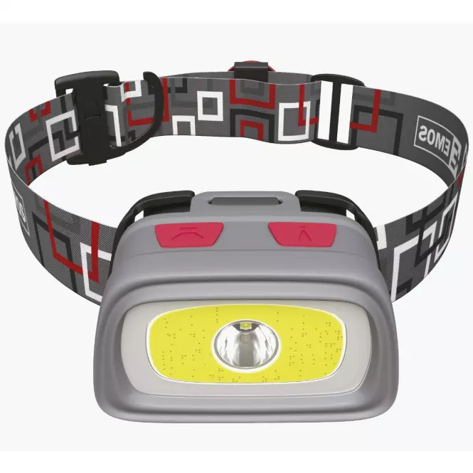 Čelovka COB + CREE LED 3×AAA