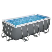 Obdĺžnikový bazén s rámom s pieskovou filtráciou 4,04x2,01x1 m 56442