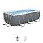 Obdĺžnikový bazén s rámom s pieskovou filtráciou 4,04x2,01x1 m 56442,3