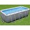Obdĺžnikový bazén s rámom s pieskovou filtráciou 4,04x2,01x1 m 56442,4