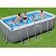 Obdĺžnikový bazén s rámom s pieskovou filtráciou 4,04x2,01x1 m 56442,5