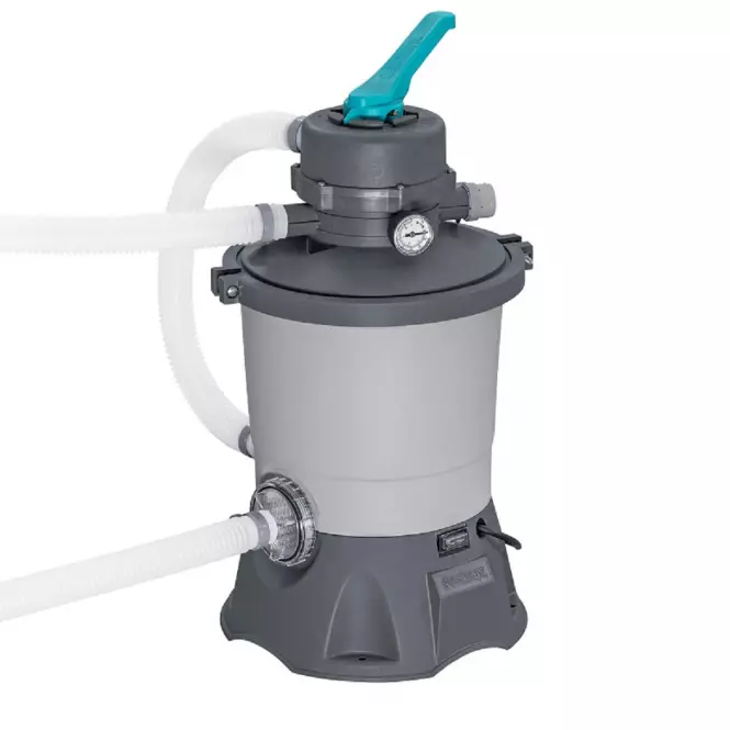 Obdĺžnikový bazén s rámom s pieskovou filtráciou 4,04x2,01x1 m 56442