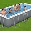 Obdĺžnikový bazén s rámom s pieskovou filtráciou 4,04x2,01x1 m 56442,4