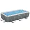 Obdĺžnikový bazén s rámom s pieskovou filtráciou 4,04x2,01x1 m 56442