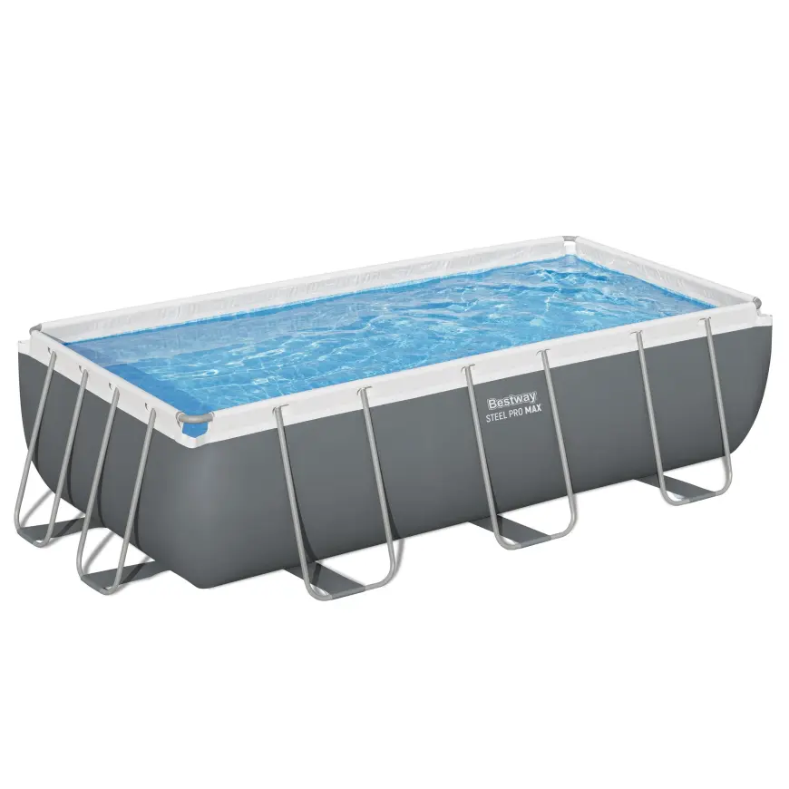 Obdĺžnikový bazén s rámom s pieskovou filtráciou 4,04x2,01x1 m 56442