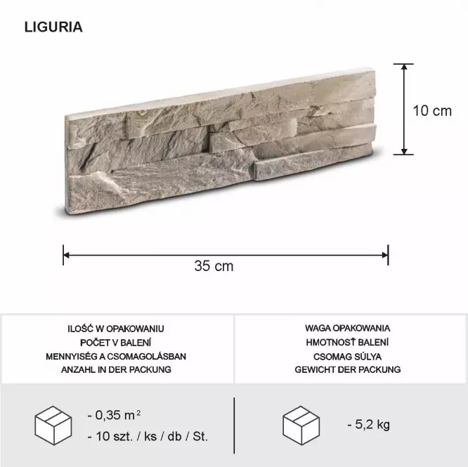 Sádrový Obkladový Kameň Liguria