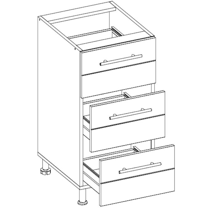Kuchynská skrinka Daria D40 3S